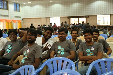 Jayaprakash Baskar with office friends