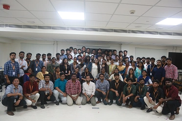 Jayaprakash Baskar with team in meetup