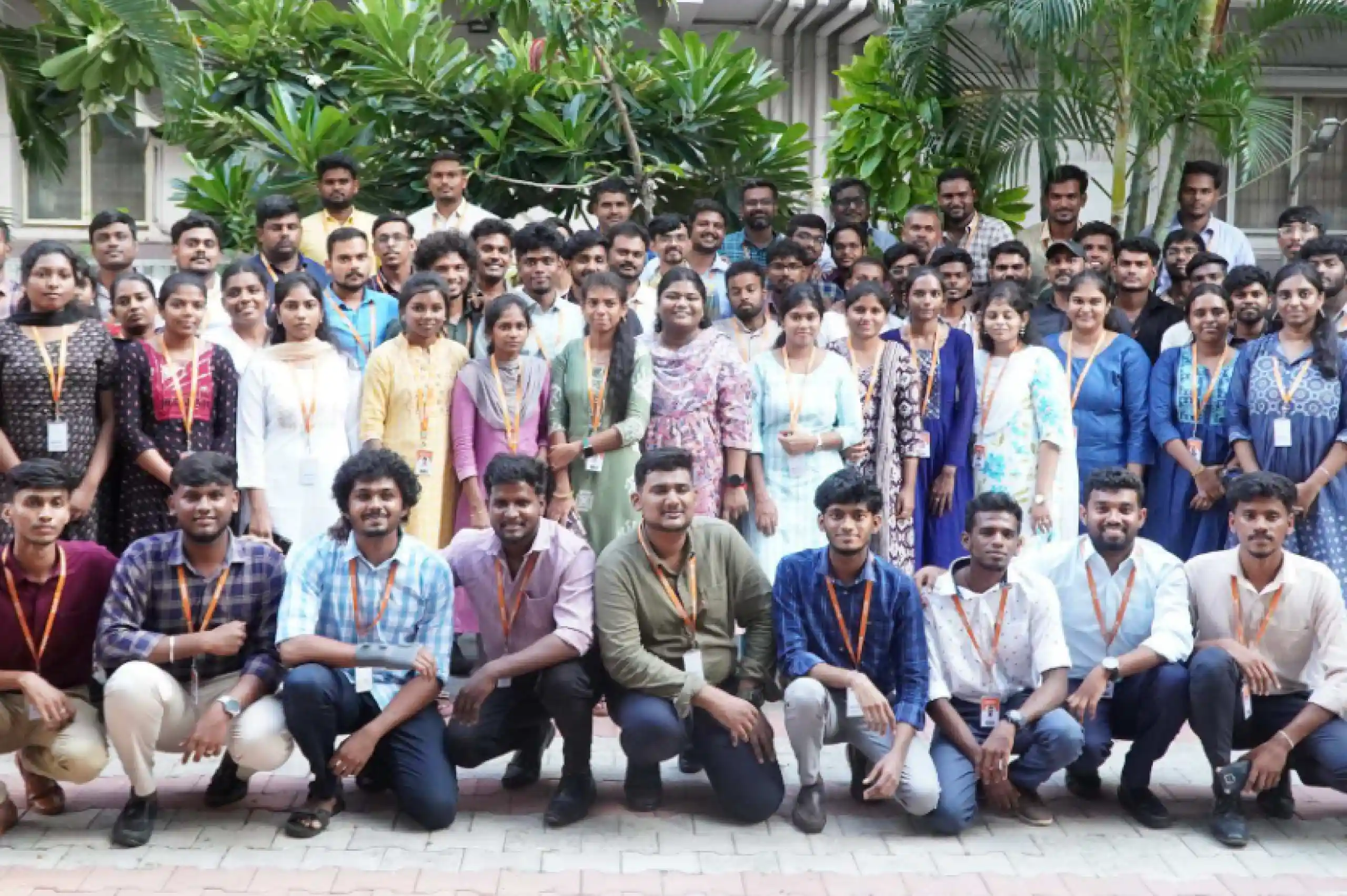 Jayavigneshwaran with his overall team