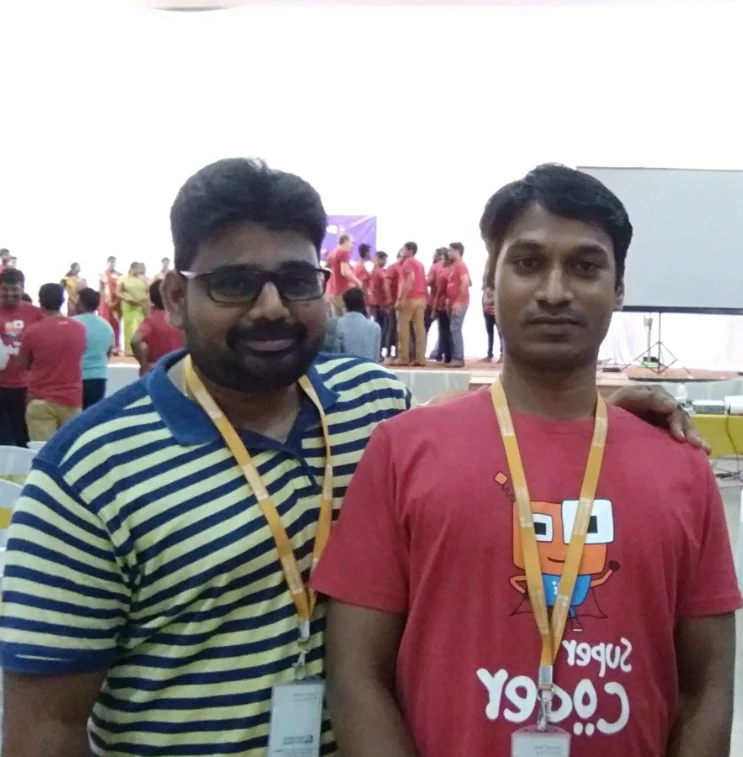 Jebaraj Manickam with Christopher
