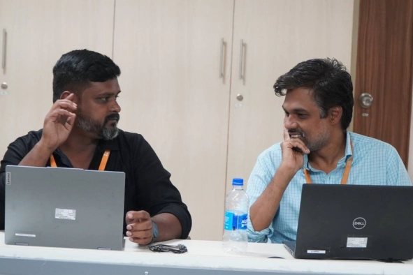 Jegan Ravichandran Discussion with Colleague