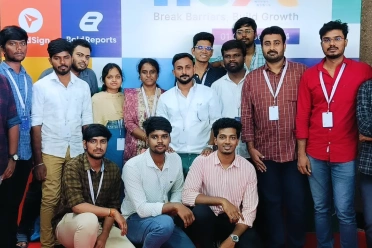 Jeyasri Murugan with team members