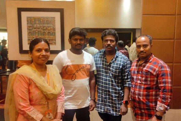 Kalirajan Ganesan with team members