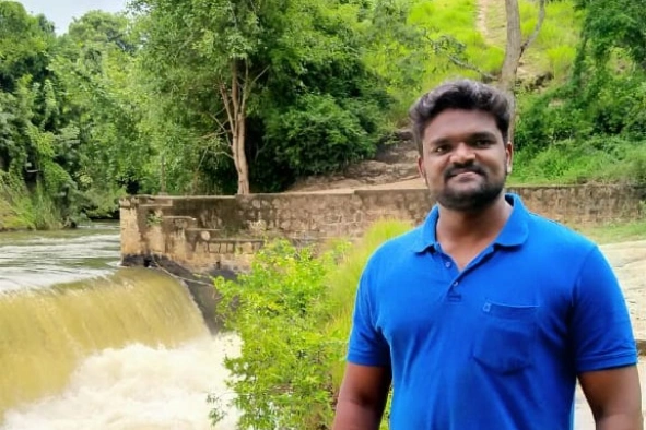 Kameshwaran Rajendran with nature