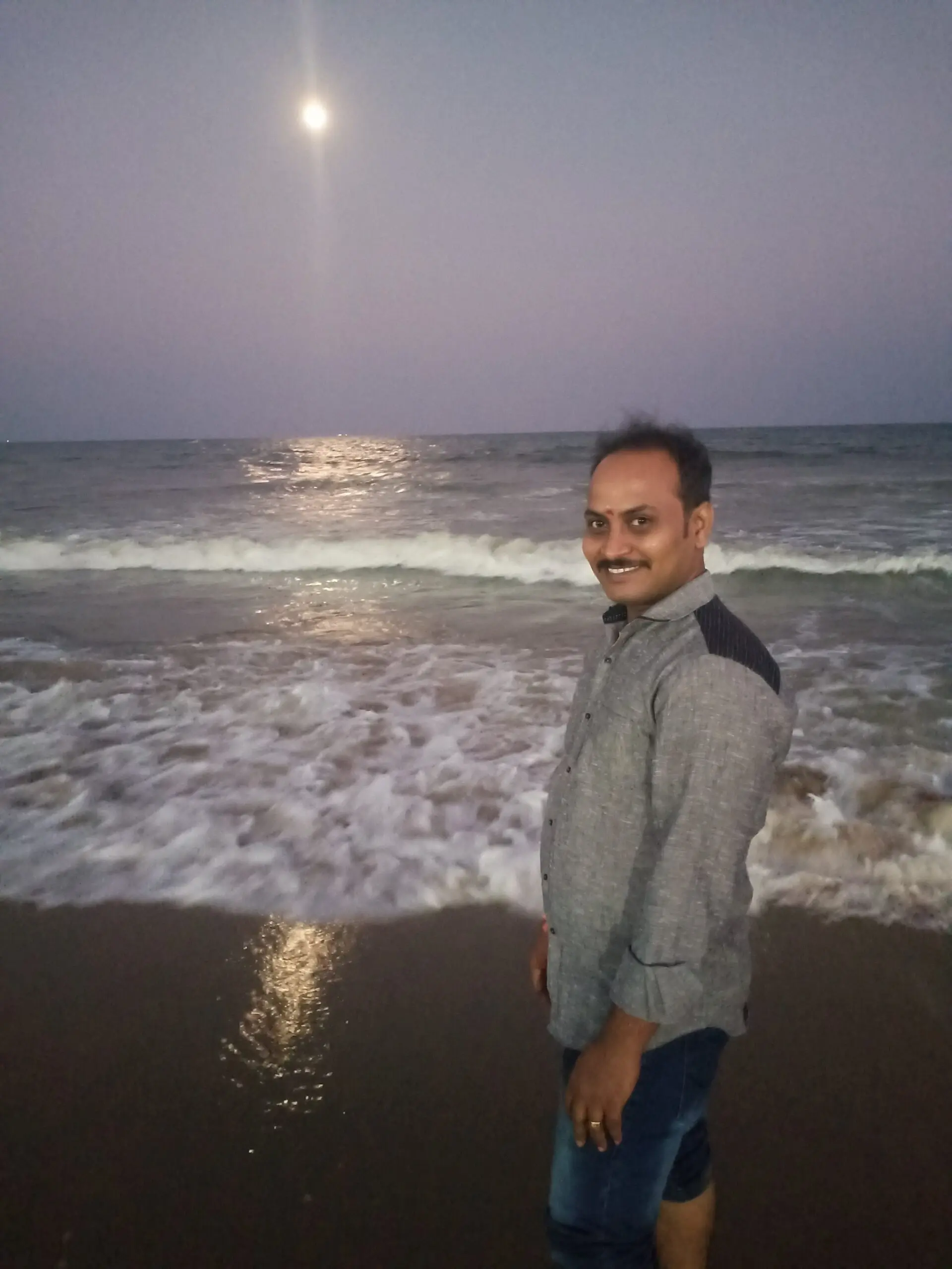 Kannan Subramanian at the Beach
