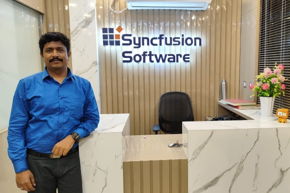 Karikalan in Syncfusion office board