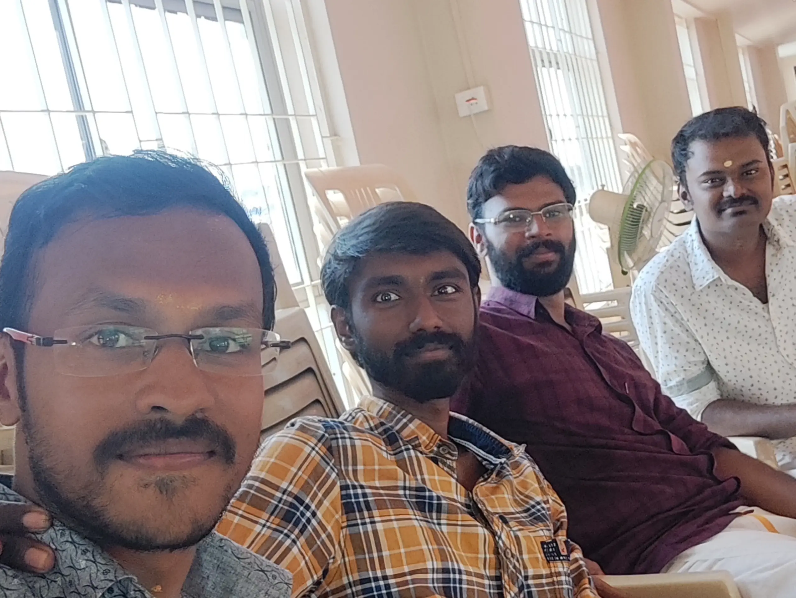 Karthick Ramasamy Colleagues Selfie
