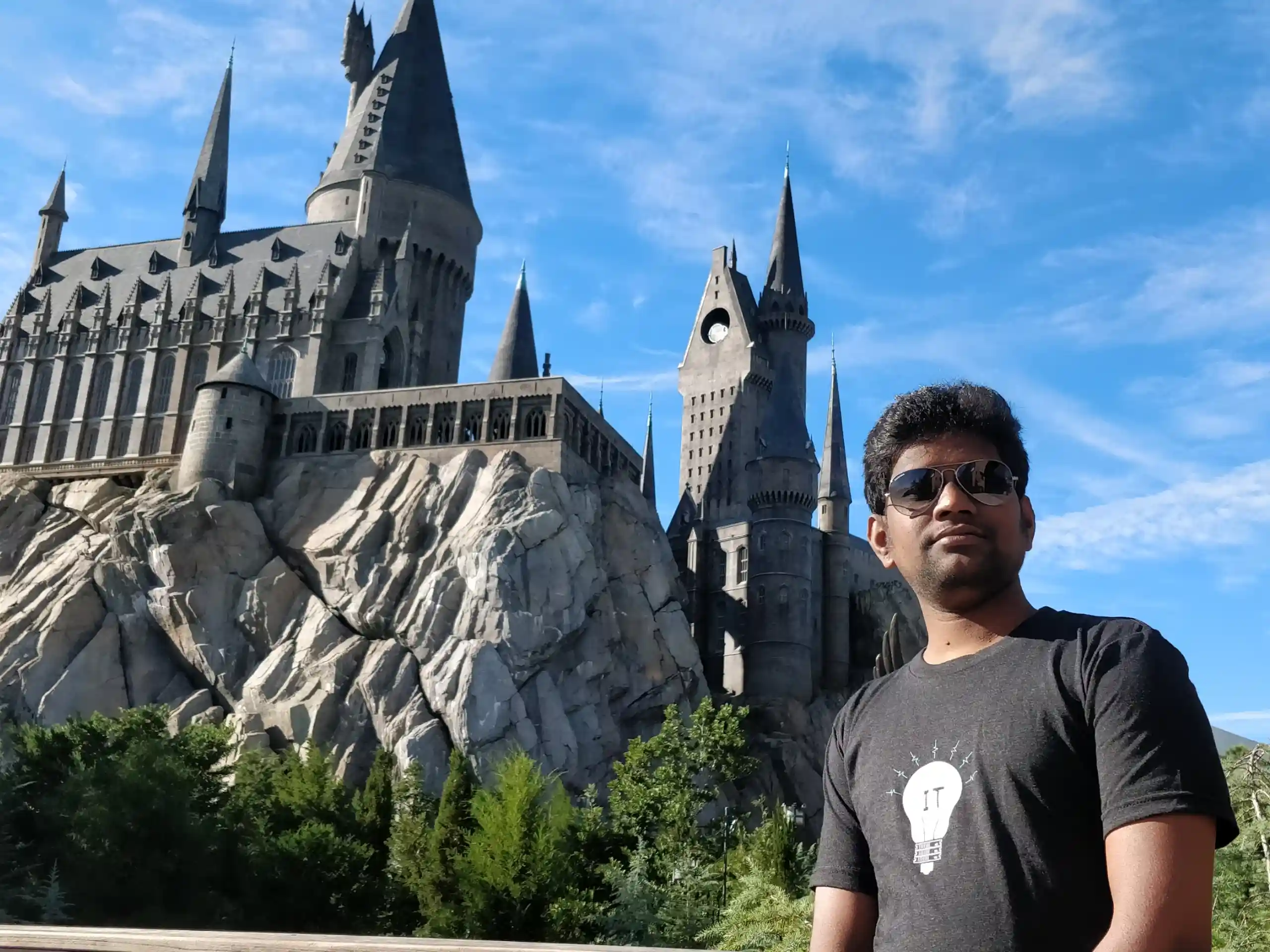 Karthick Thangasamy at Harry Potter World