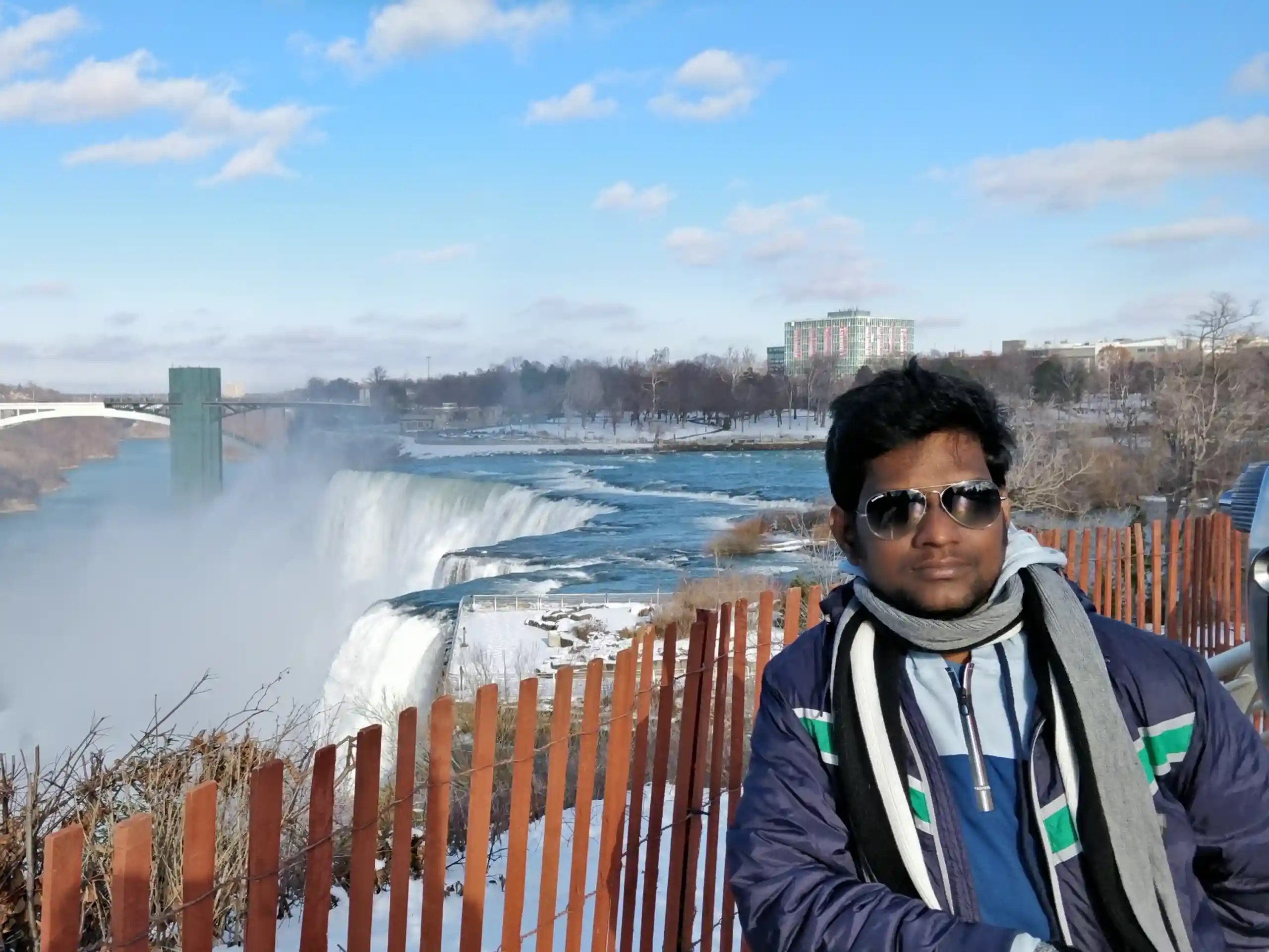 Karthick Thangasamy at Niagara Falls