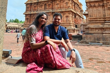 Karthik Anandan with life partner