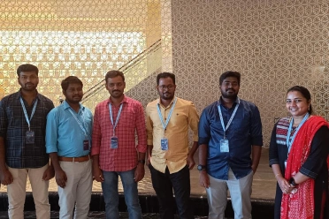 Keerthana with her leads