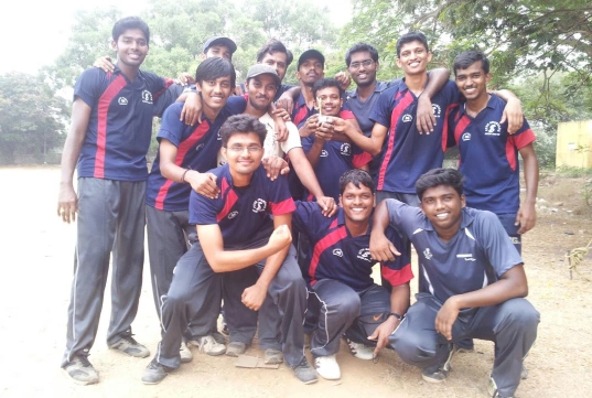 lingaraj with friends in sports outfit