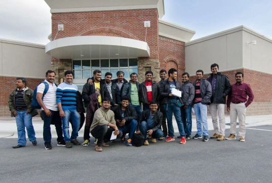 lingaraj with syncfusion team