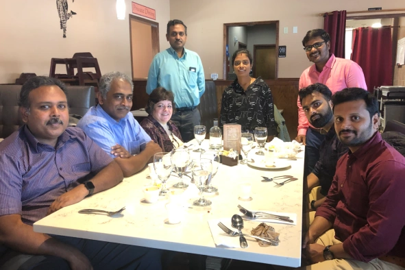 Maithiliy Karthikeyan with Management Team