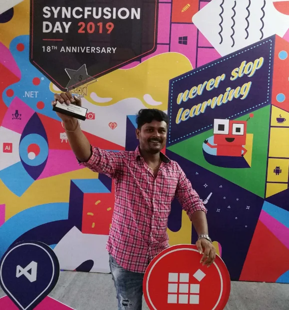 Manivannan Elangovan at Syncfusion Day