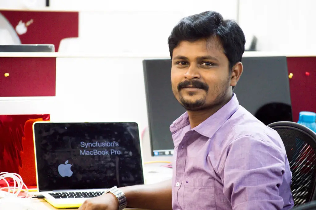 Manivannan Elangovan at Workstation