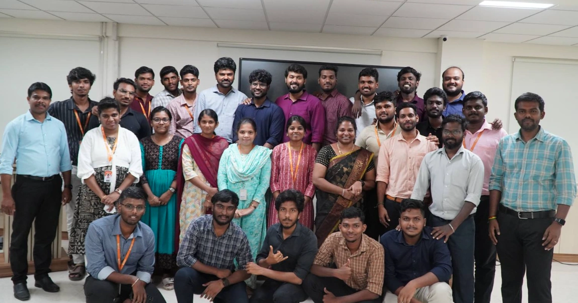 Martin Jebaraj with his network team