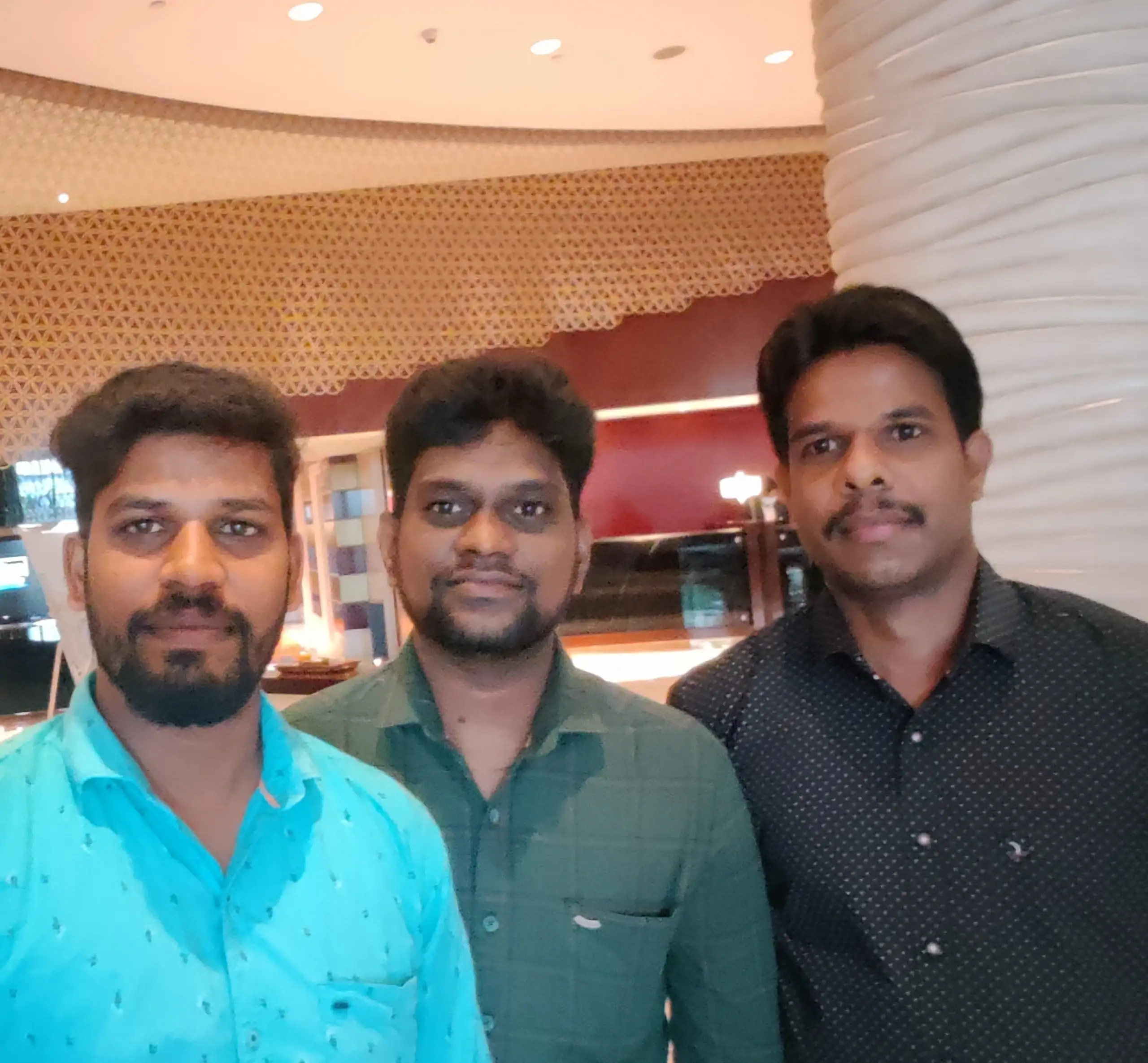 Martin with Karthik E and Anandakumar