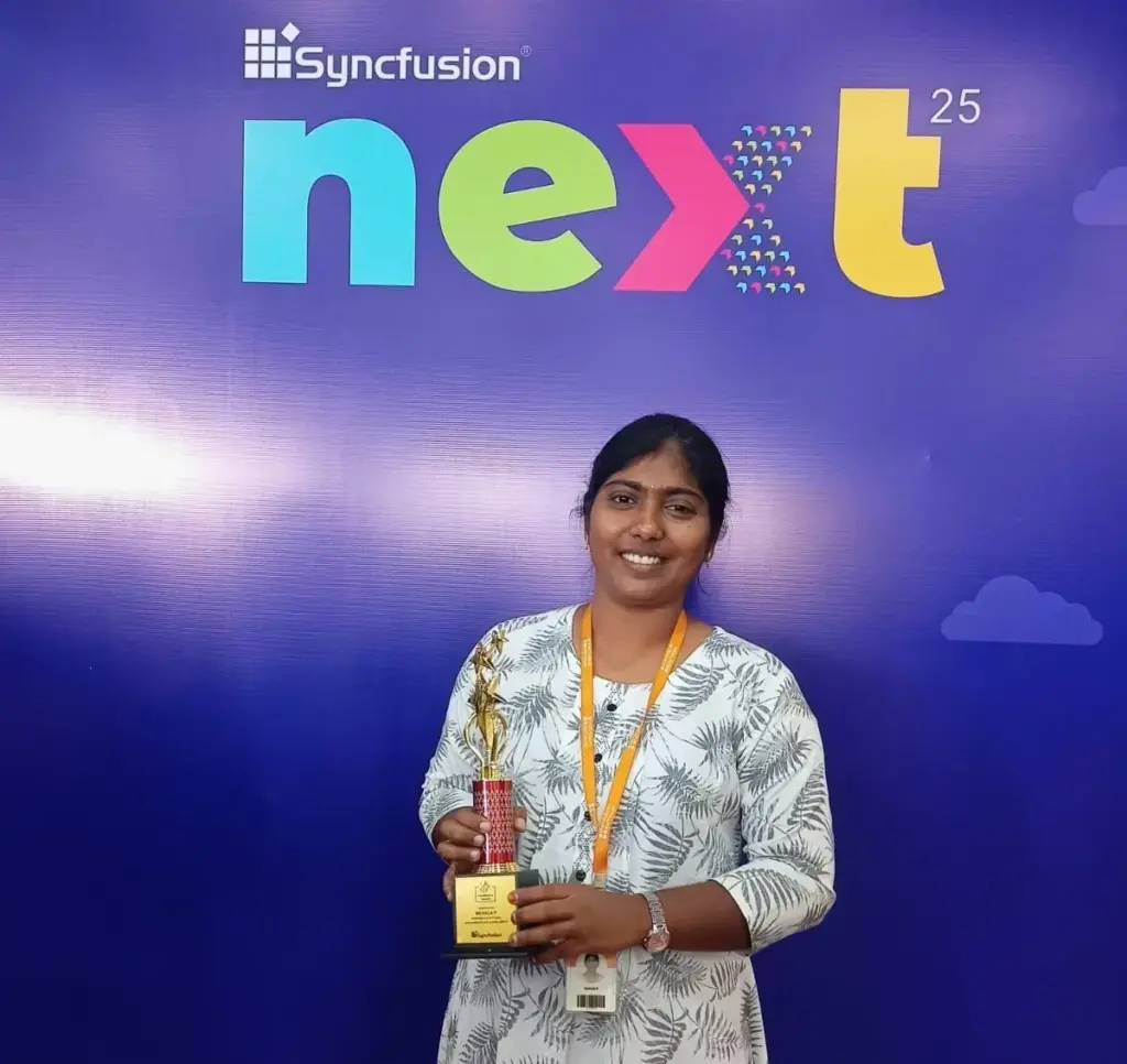 Mehala Palanisamy Work Station At next Event
