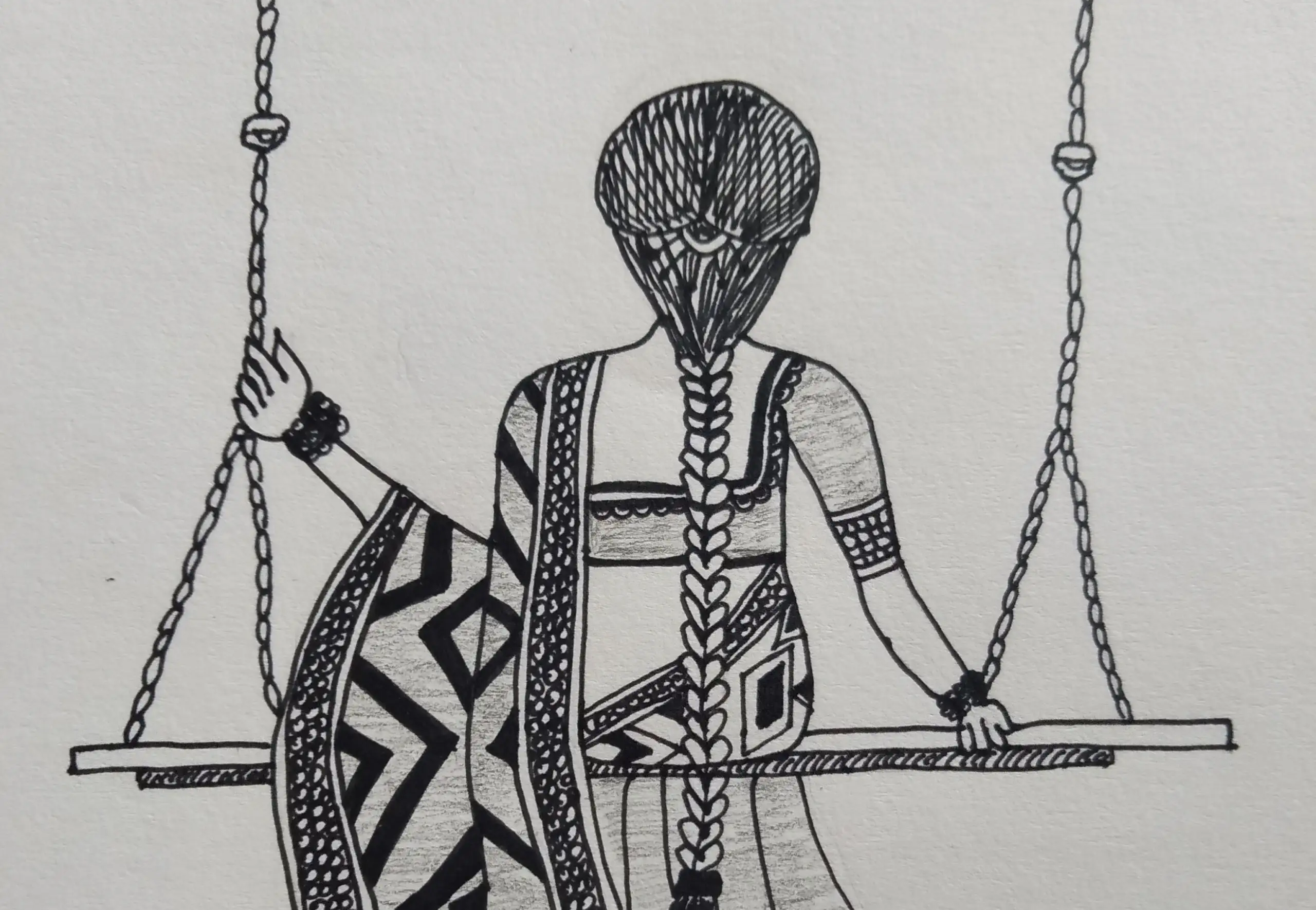 Mehala Palanisamy Pencil Sketch Artwork