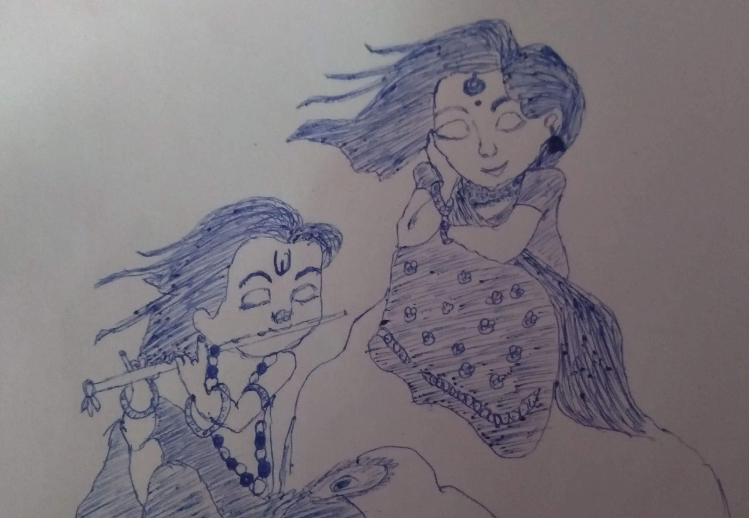 Mehala Palanisamy Radha Krishna Painting