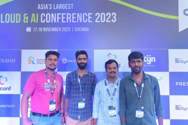 Mohanaselvam Jothi At Cloud And AI Conference