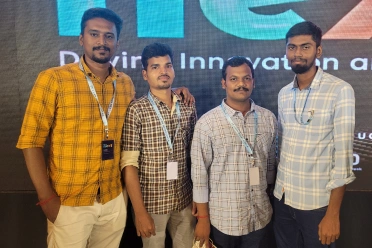 Mohanaselvam Jothi With Colleagues At Event