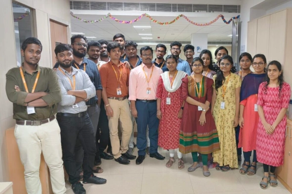 Mohanaselvam Jothi With Office Team Members