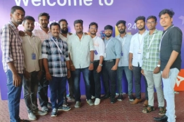 Mohanaselvam Jothi With Team Members At Next Event