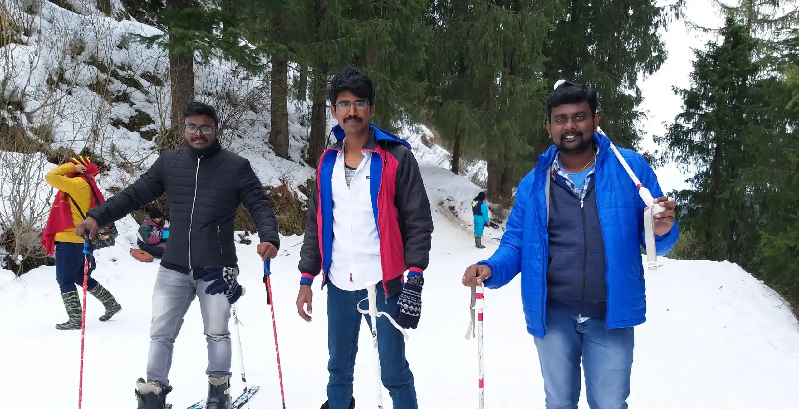 Muneesh kumar trecking with friends