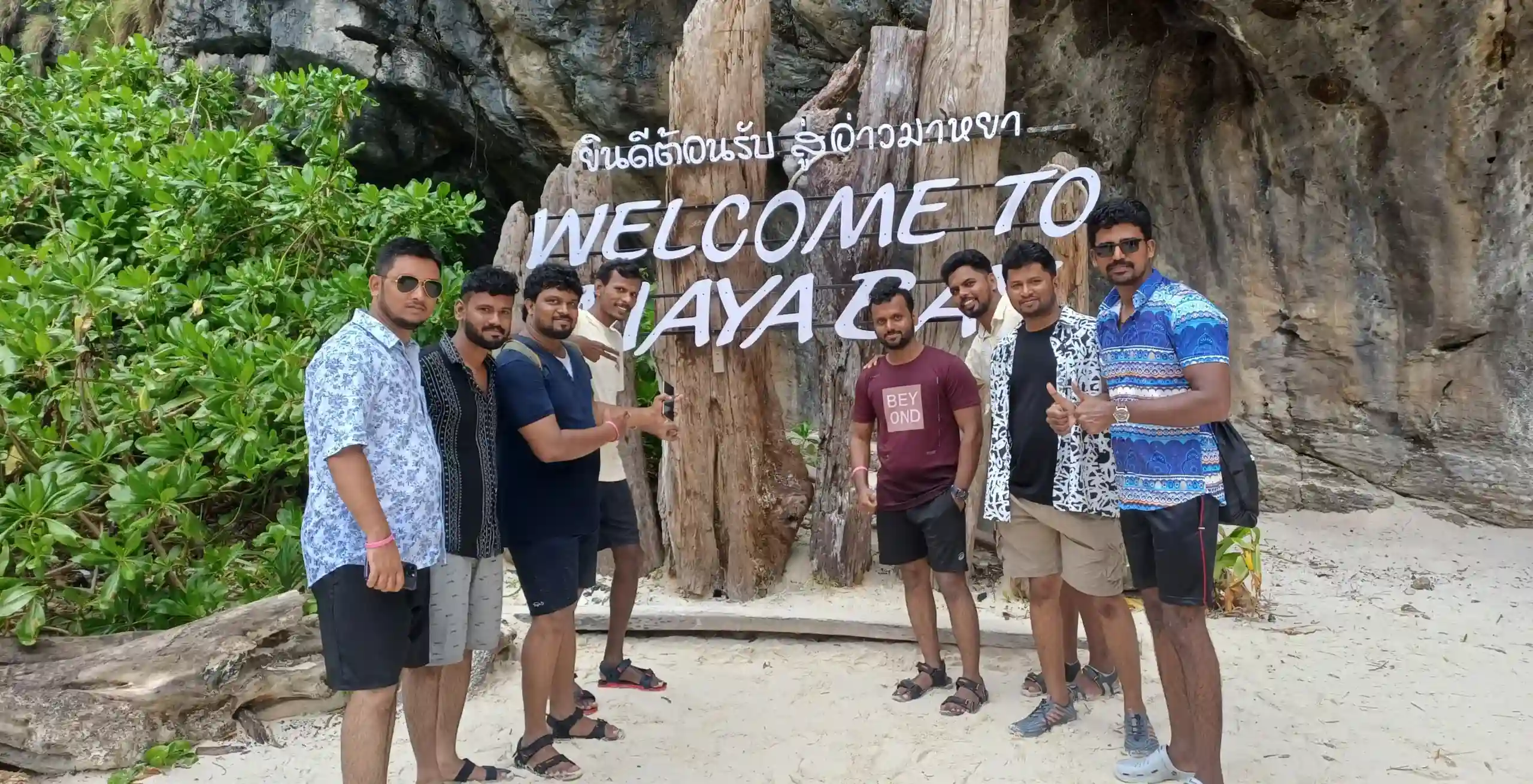 Muneesh kumar with friends in wayanad