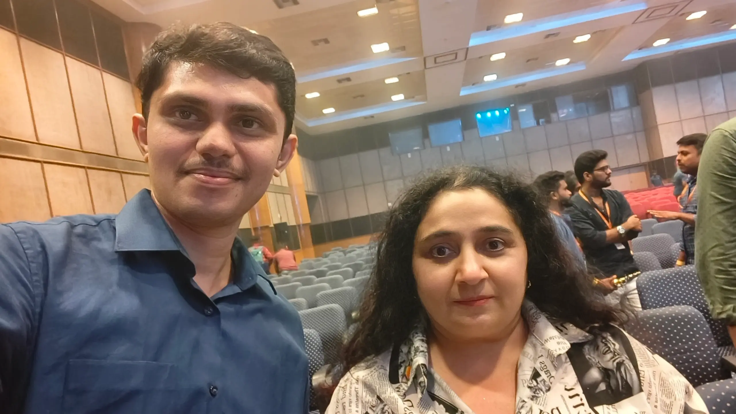 Navin Vinayagam with Sreelatha