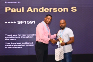 Paul Anderson Sundar Raj Appreciation