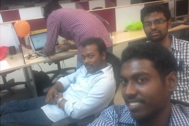 Paul Anderson Sundar Raj With Friends