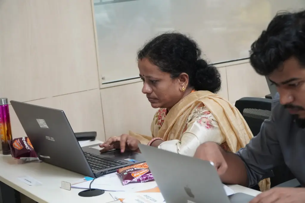 Pongeetha AJ at Workstation