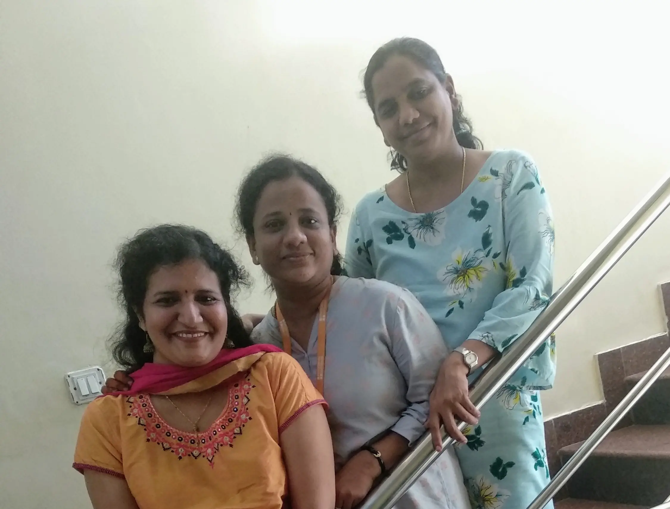 Pongeetha AJ with Friends
