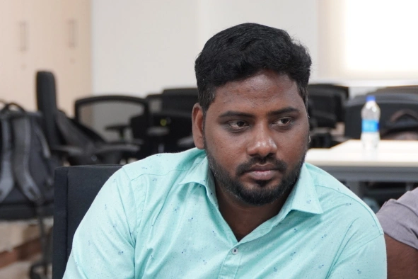 Prakash Perumal at Workstation