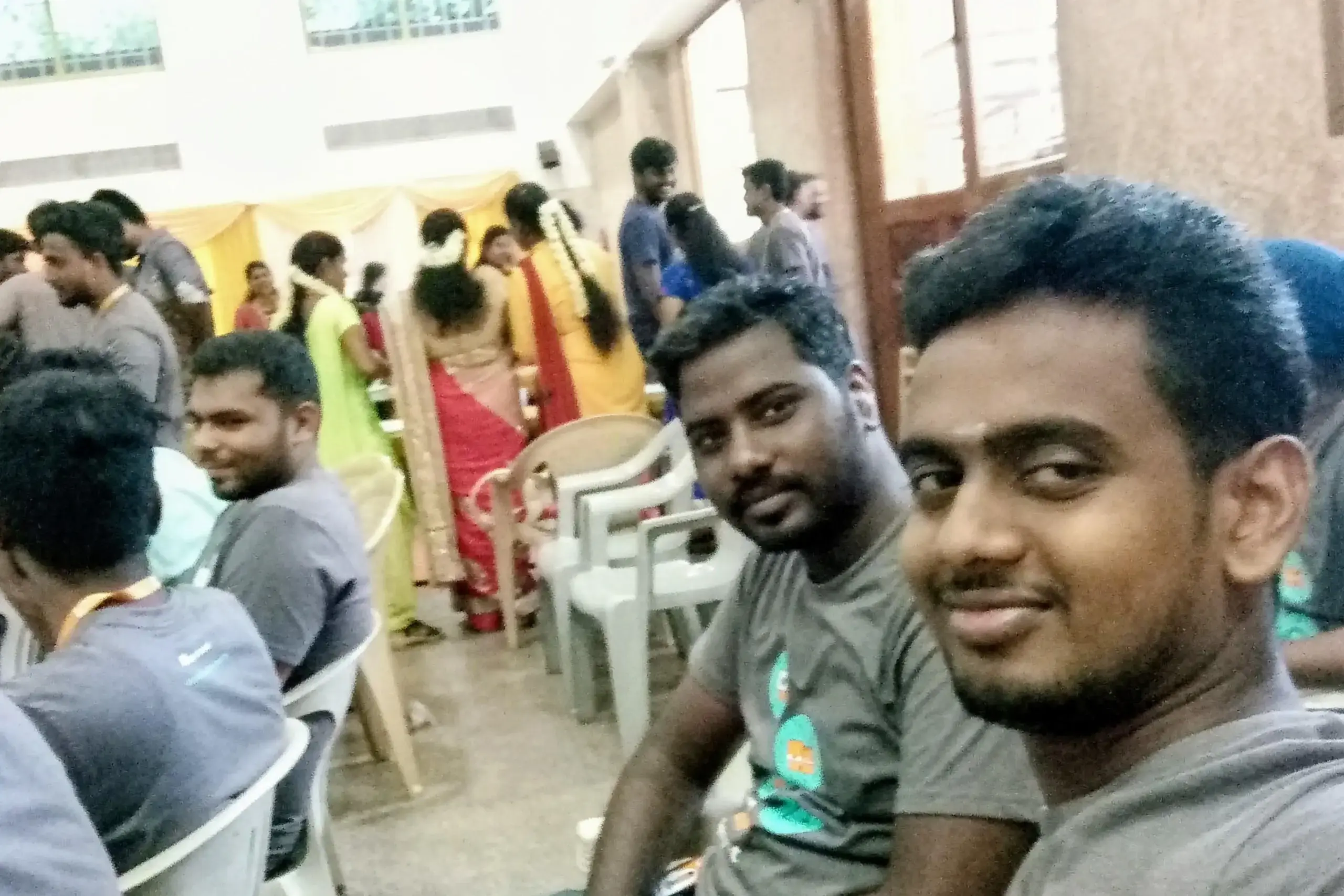 Prakash Perumal Taking a Selfie with Friends