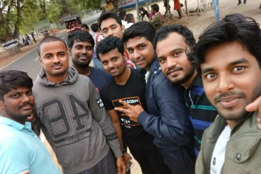 Praveenkumar with friends