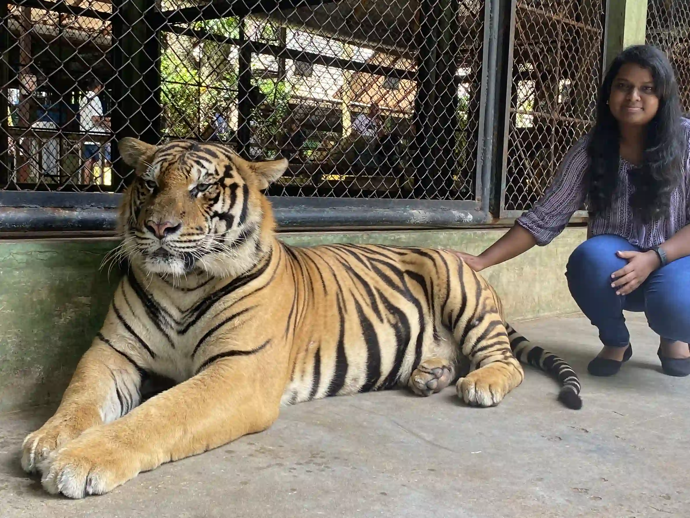 Priyanka Subbraj at Thailand Zoo