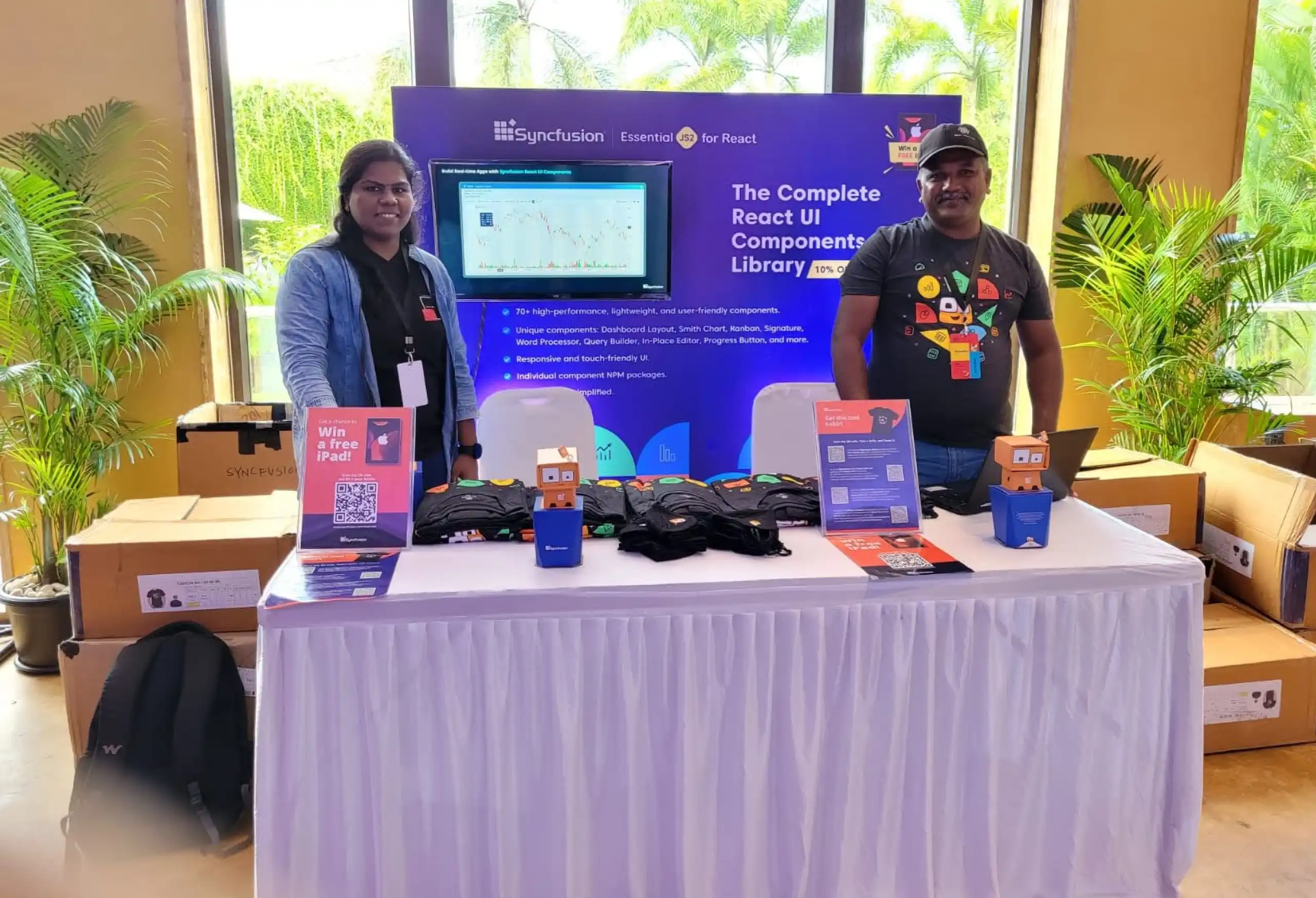 Rajendran Rathinam Team at NEXT Event Booth