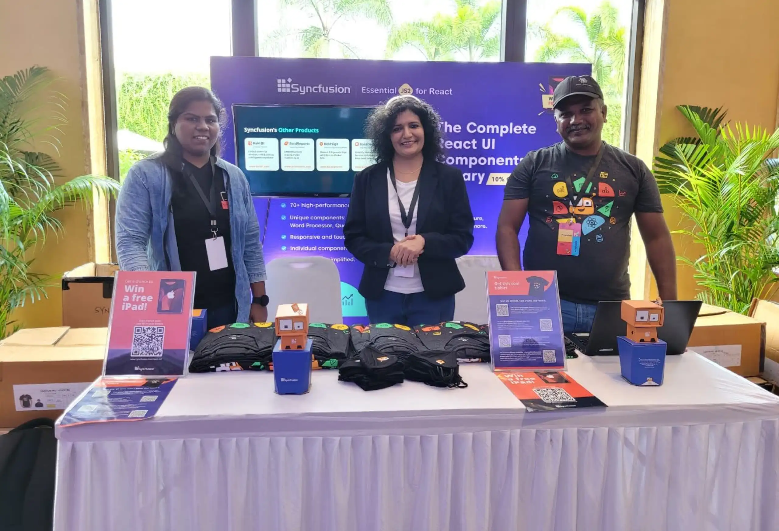 Rajendran Rathinam at NEXT Event Booth