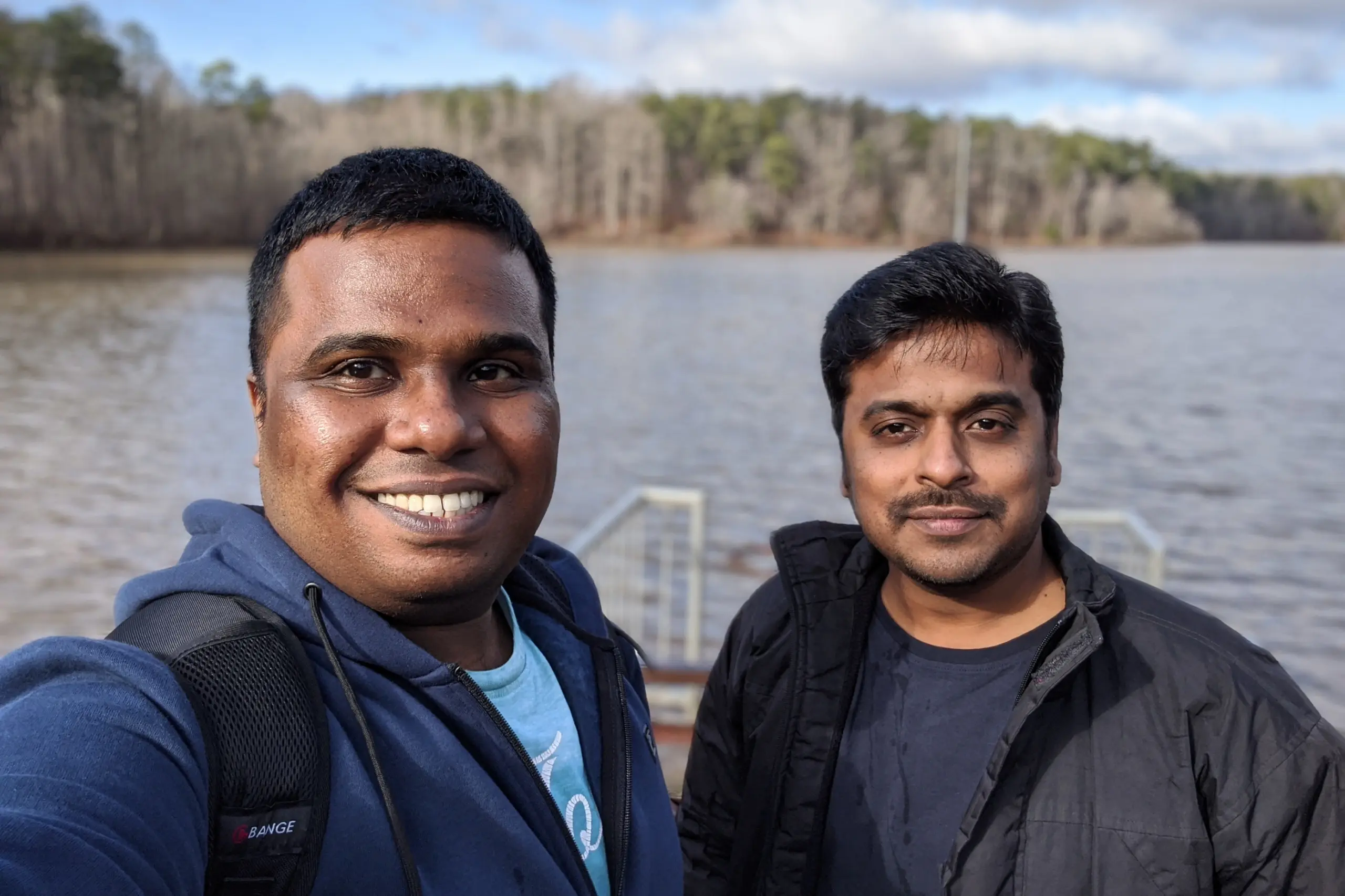 Rajendran SP with Friend