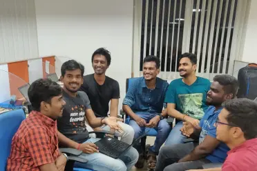 Ramaraj Marimuthu Colleagues Discussion