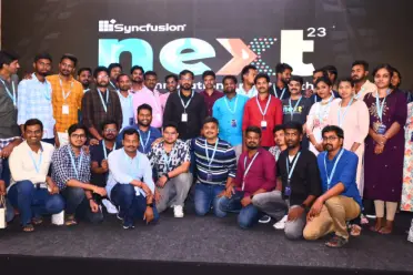 Ramaraj Marimuthu Team at Syncfusion Day