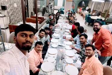 Ramaraj Marimuthu Team Lunch