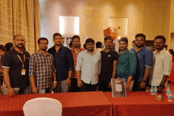 Ramesh Thangaraj With Colleagues At Meetup