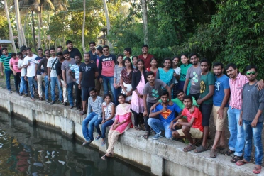 Ramesh Thangaraj With Friends At Gathering