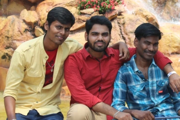 Ramesh Thangaraj With Friends During Outing