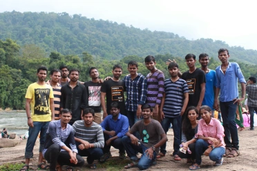 Ramesh Thangaraj With Friends During Trip